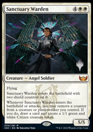 Sanctuary Warden (30) [Promo Pack: Streets of New Capenna]