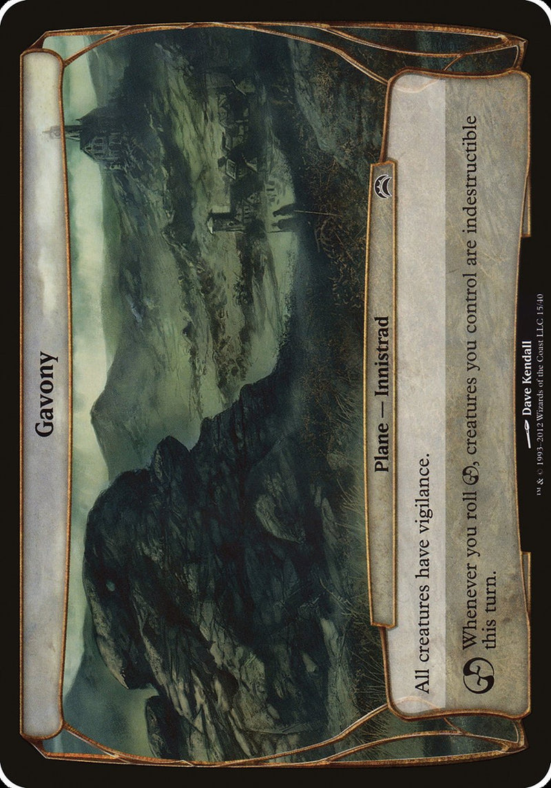 Gavony (Planechase 2012) (15) [Oversize Cards]