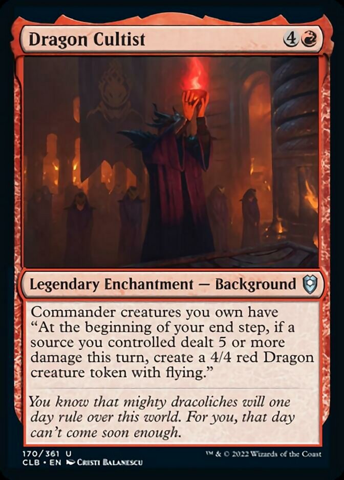 Dragon Cultist (170) [Commander Legends: Battle for Baldur's Gate]