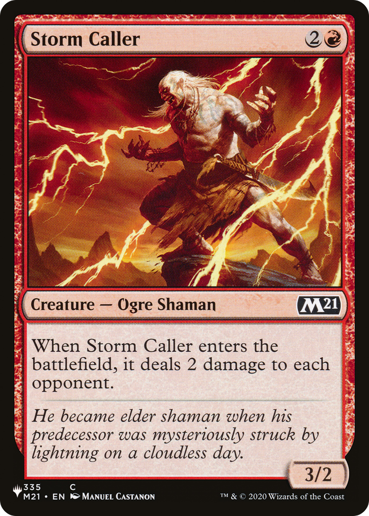 Storm Caller (335/274) [The List Reprints]