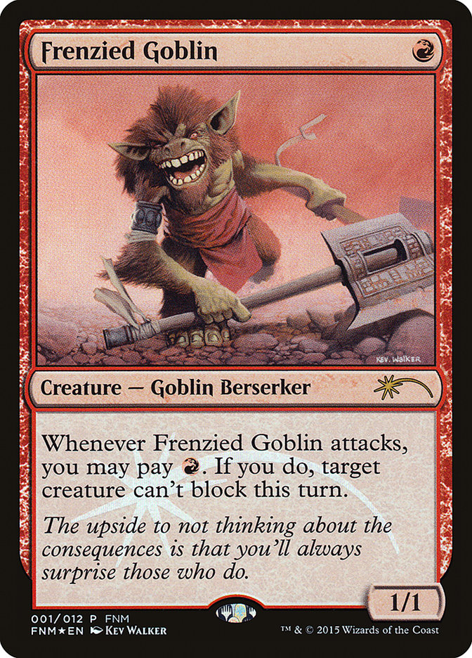 Frenzied Goblin (1) [FNM Promos]