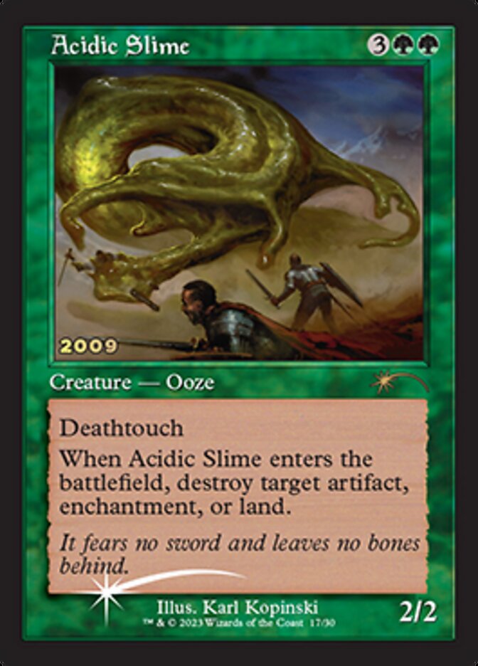 Acidic Slime (17) [30th Anniversary Promos]