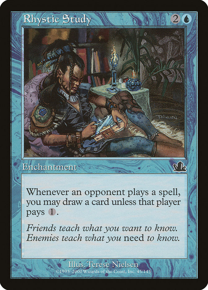 Rhystic Study (45) [Prophecy]