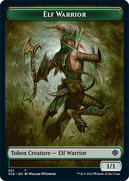 Elf Warrior // Cat Beast Double-Sided Token (21 // 4) [Starter Commander Decks]