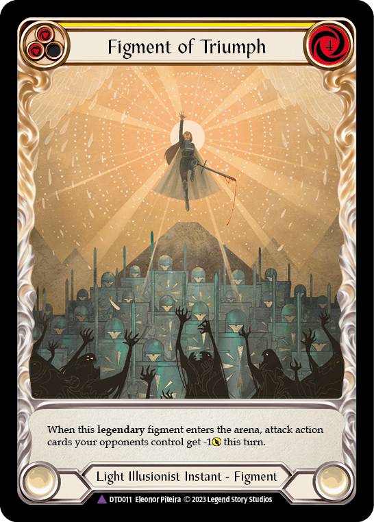 Figment of Triumph // Victoria, Archangel of Triumph (Marvel) (DTD011) [Dusk till Dawn]