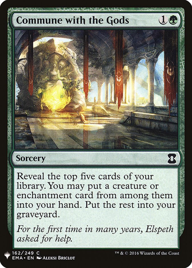 Commune with the Gods (162) [The List Reprints]