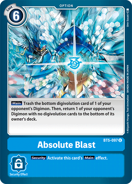 Absolute Blast (BT5-097 U) [Battle of Omni]