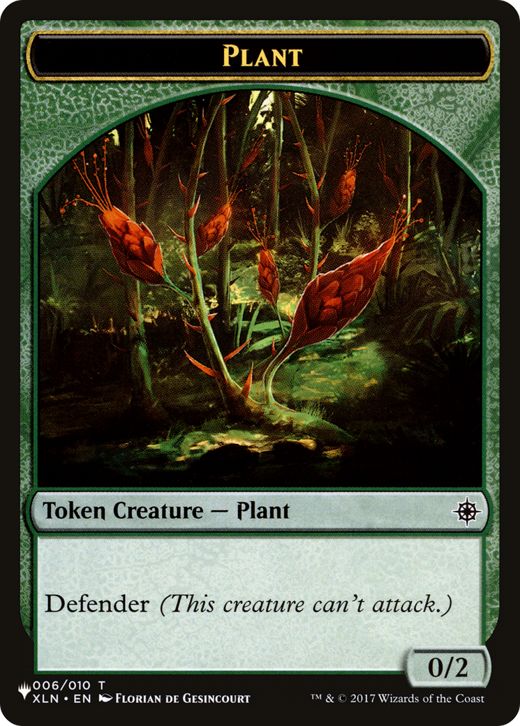 Food // Plant Double-Sided Token (11 // 8) [The List Reprints]