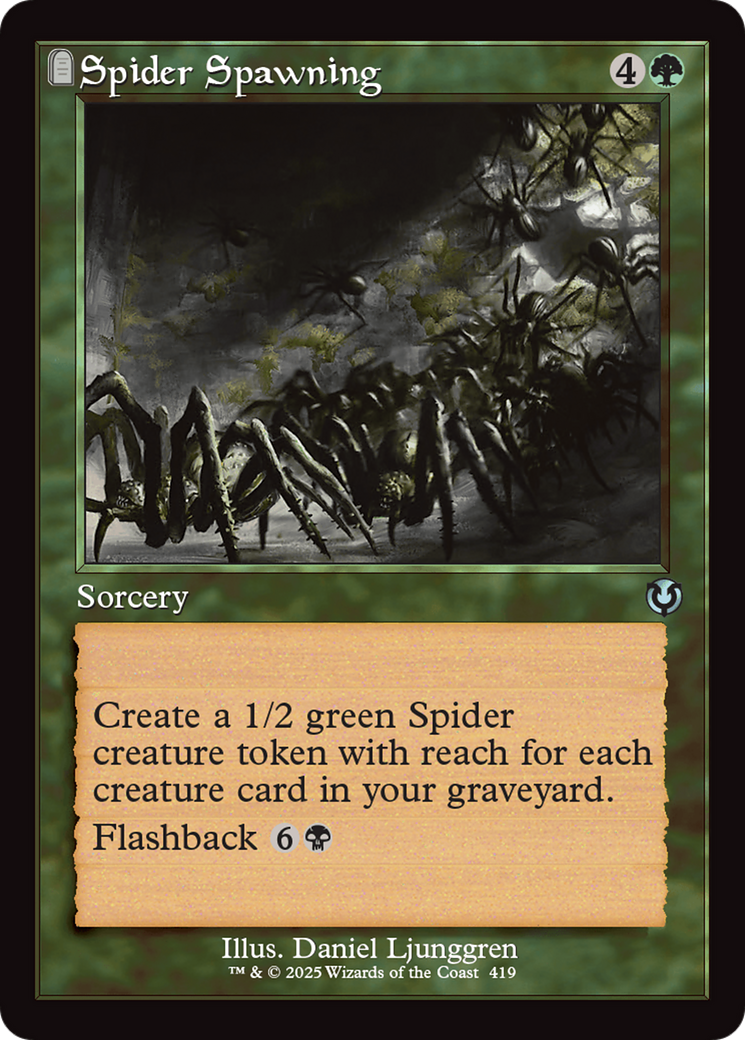 Spider Spawning (Retro Frame) (419) [Innistrad Remastered]