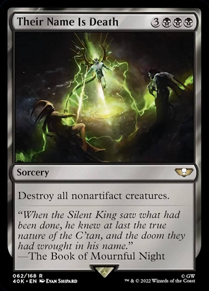 Their Name Is Death (Surge Foil) (62) [Universes Beyond: Warhammer 40,000]