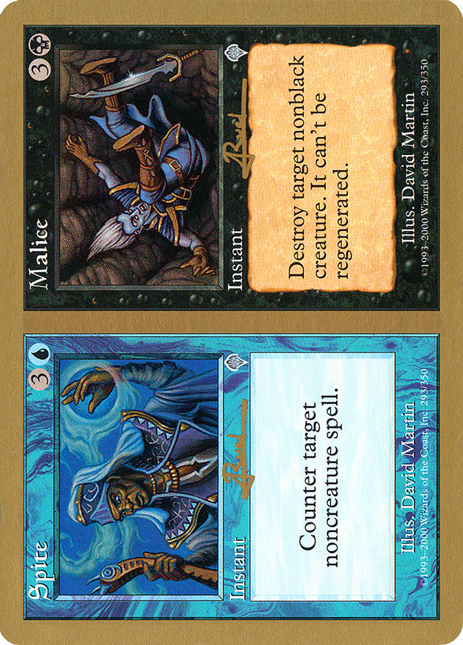 Spite // Malice - 2001 Antoine Ruel (INV) [World Championship Decks]