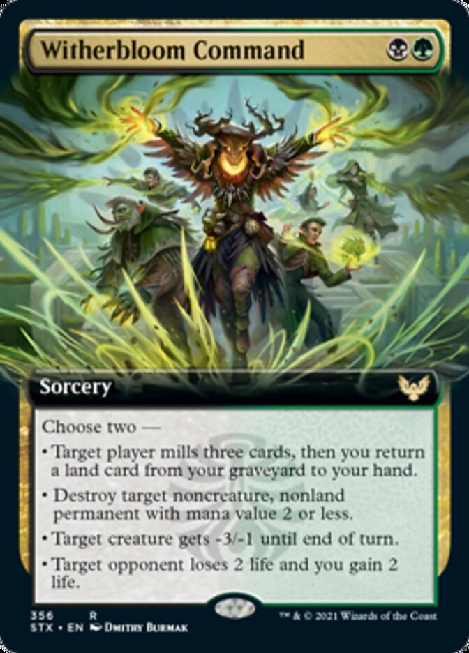 Witherbloom Command (Extended Art) (356) [Strixhaven: School of Mages]