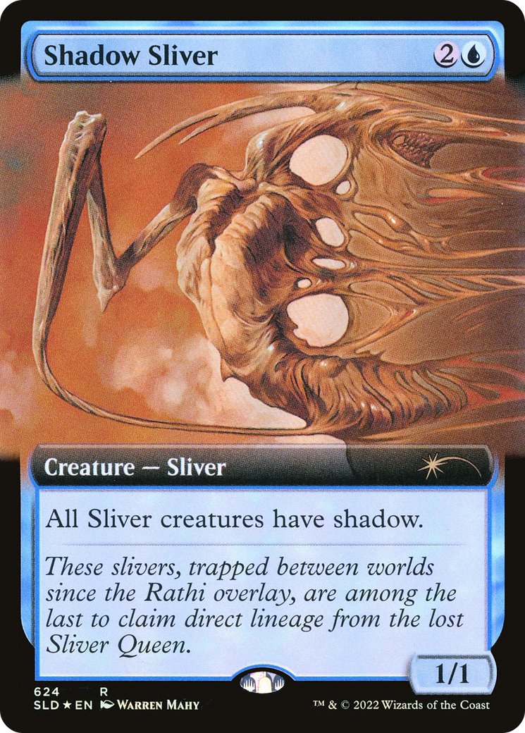 Shadow Sliver (Extended Art) (624) [Secret Lair Drop Series]