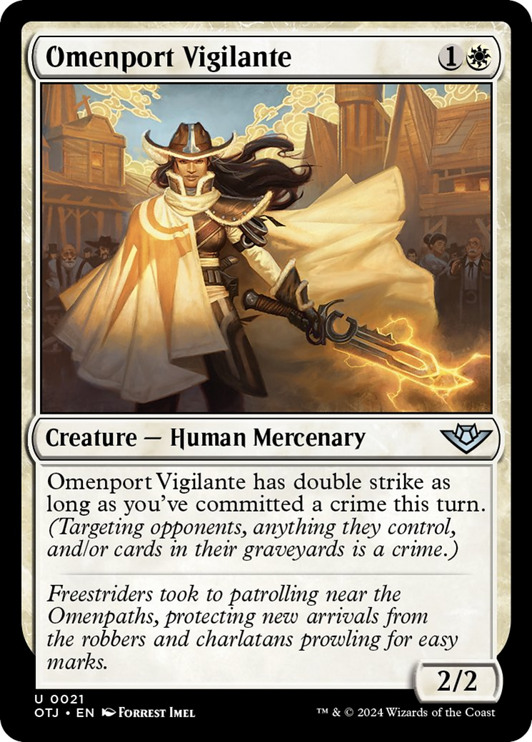Omenport Vigilante (21) [Outlaws of Thunder Junction]