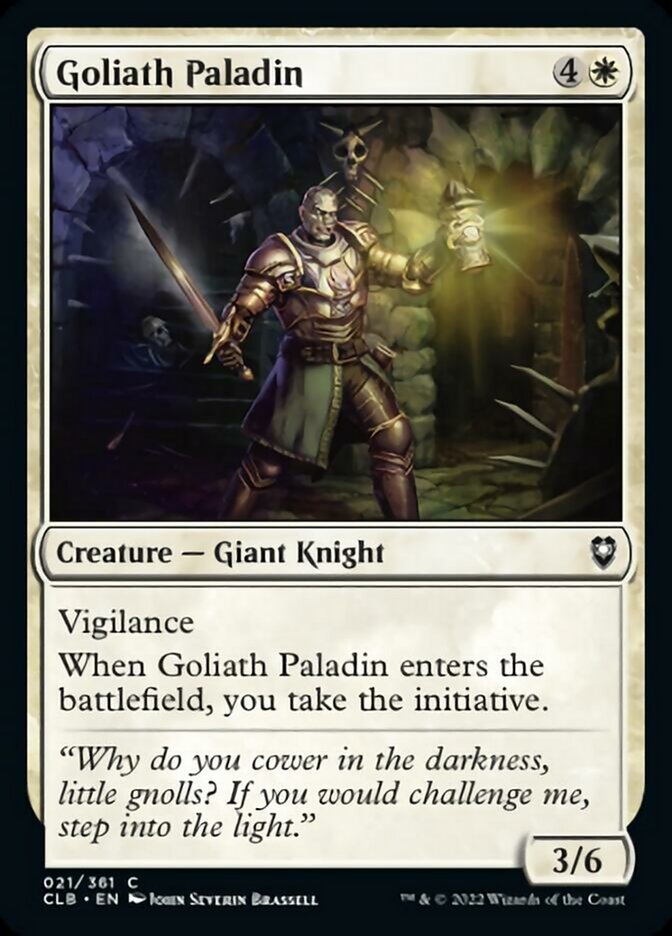 Goliath Paladin (21) [Commander Legends: Battle for Baldur's Gate]