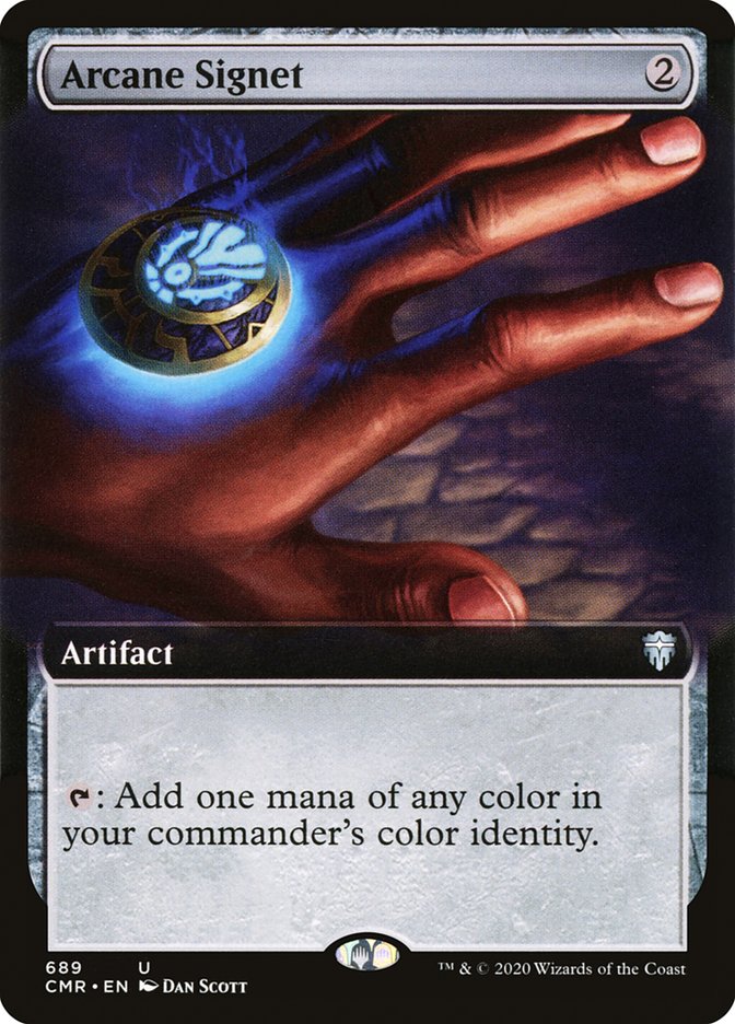 Arcane Signet (Extended Art) (689) [Commander Legends]