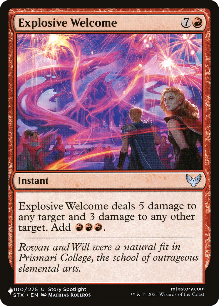 Explosive Welcome (100/275) [The List Reprints]