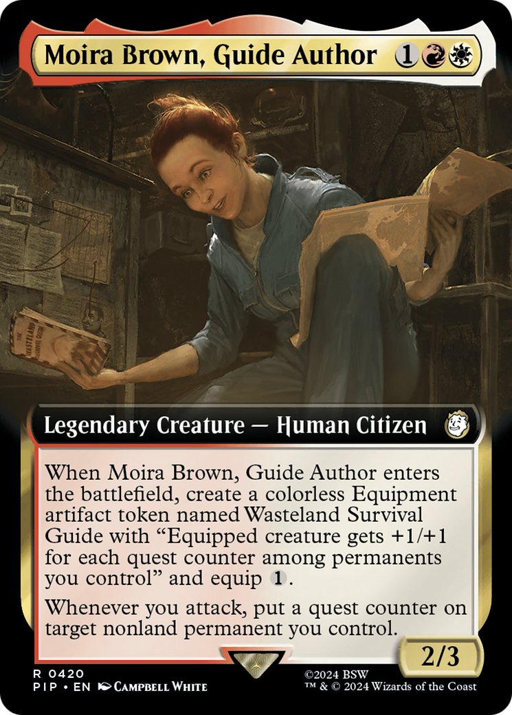 Moira Brown, Guide Author (Extended Art) (420) [Universes Beyond: Fallout]
