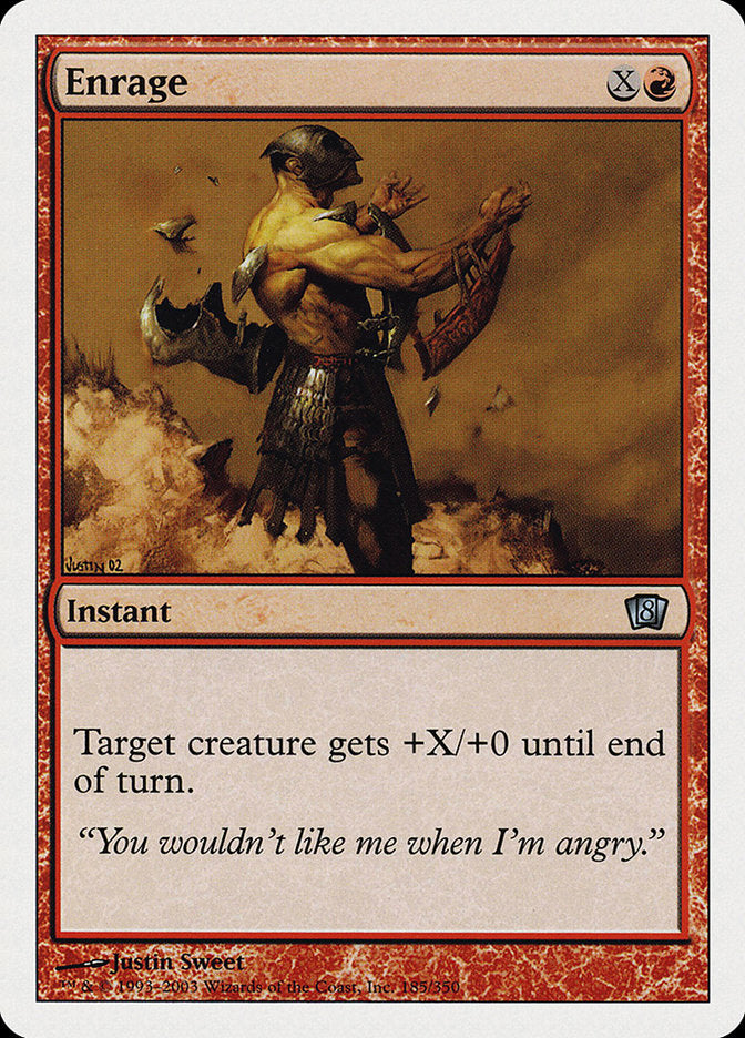 Enrage (8th Edition) (185) [Oversize Cards]