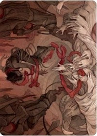 Thwart the Grave Art Card (64) [Art Series: Zendikar Rising]