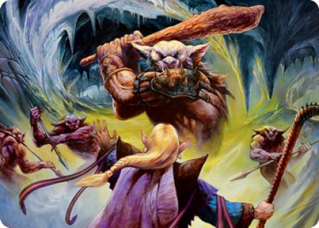 Den of the Bugbear (34/81) Art Card (34) [Art Series: Adventures in the Forgotten Realms]