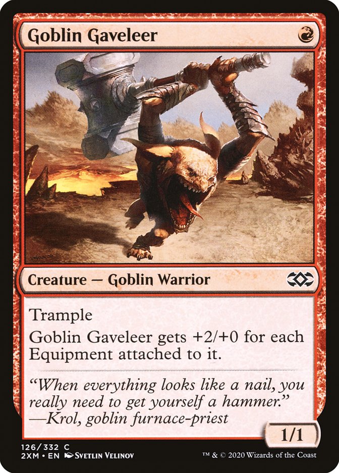 Goblin Gaveleer (126) [Double Masters]
