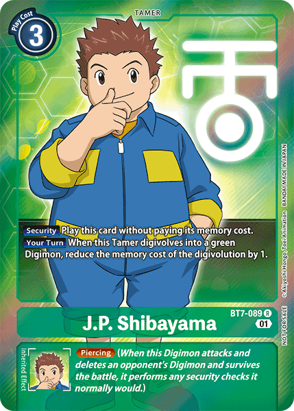 J.P. Shibayama (Box Topper) (BT7-089 R) [Next Adventure]