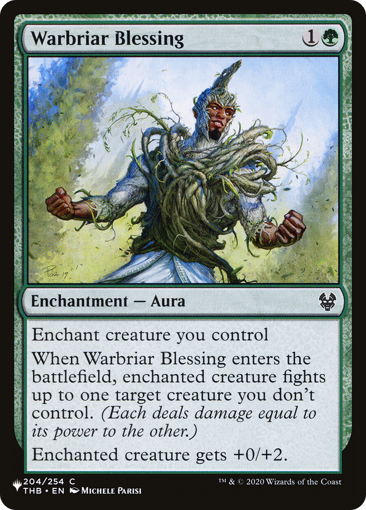 Warbriar Blessing (204/254) [The List Reprints]