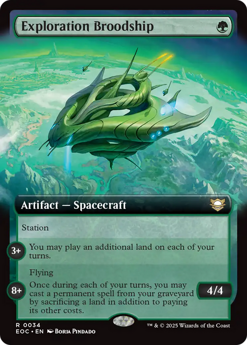 Exploration Broodship (Extended Art) [Edge of Eternities Commander]