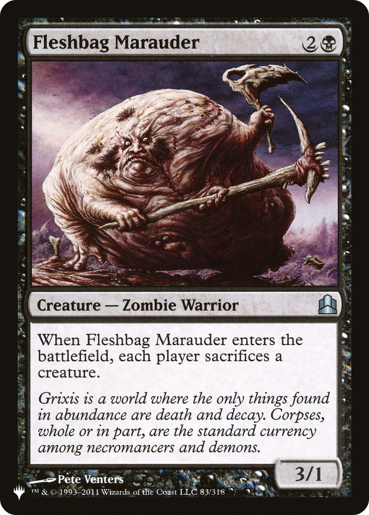 Fleshbag Marauder (83/318) [The List Reprints]