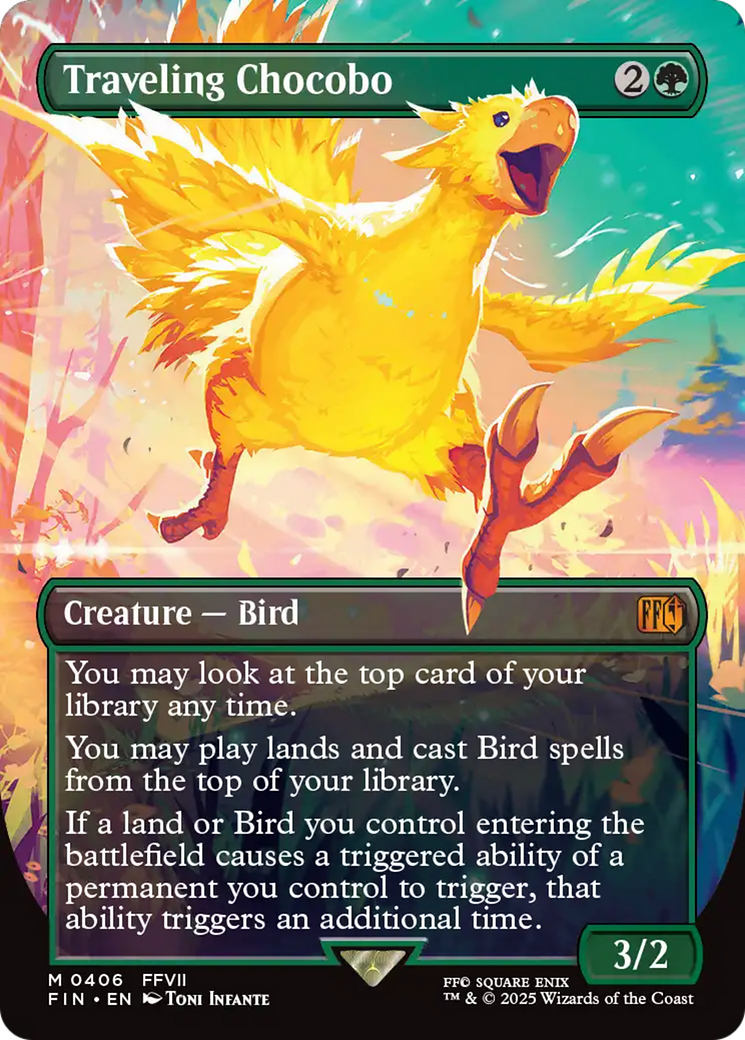 Traveling Chocobo (Borderless) (406) [FINAL FANTASY]