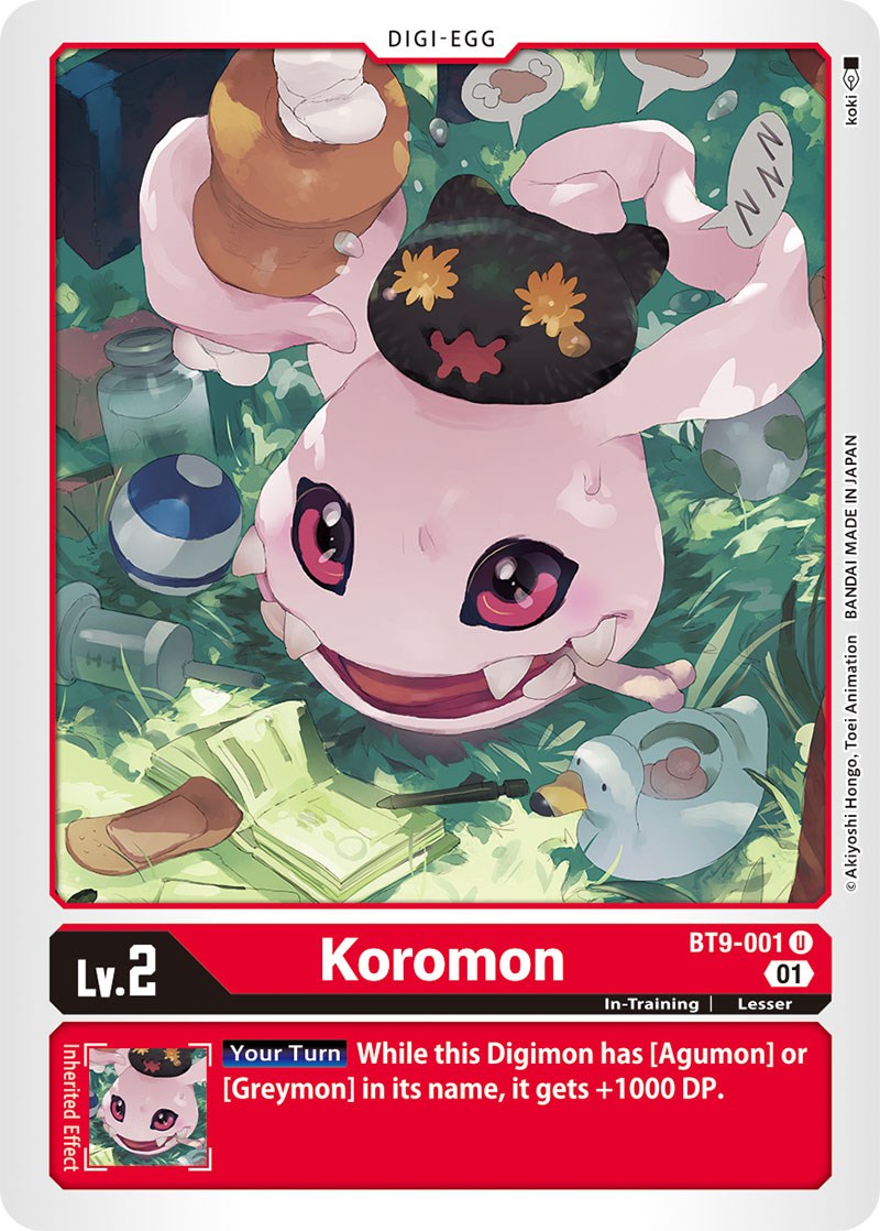 Koromon (BT9-001 U) [X Record]