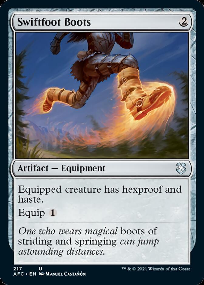 Swiftfoot Boots (217) [Commander: Adventures in the Forgotten Realms]