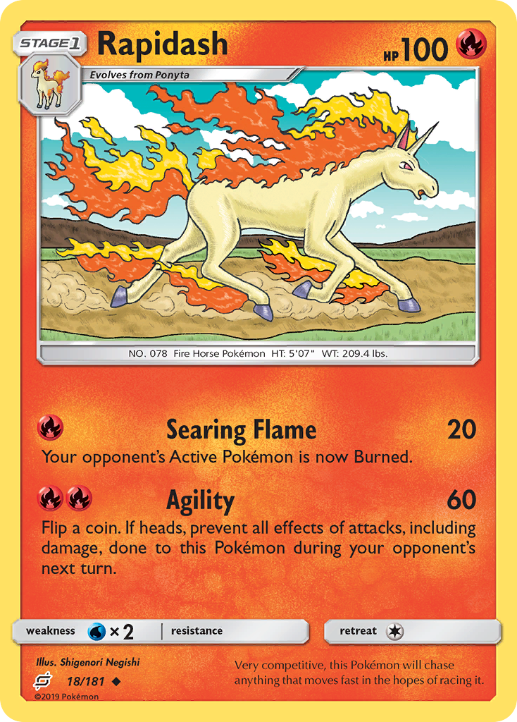 Rapidash (18/181) [SM - Team Up]