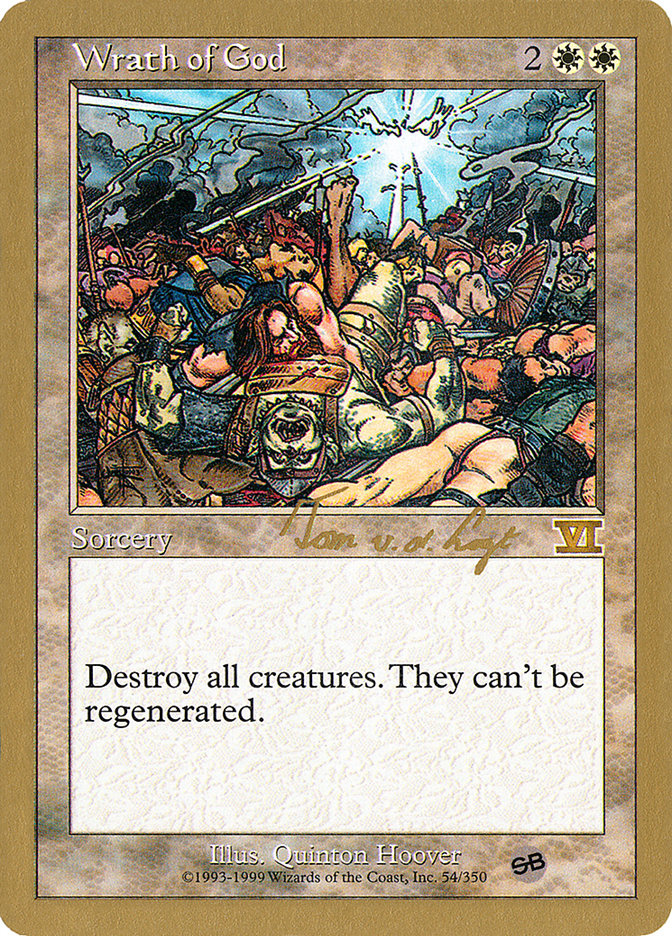 Wrath of God - 2000 Tom van de Logt (6ED) (SB) [World Championship Decks]