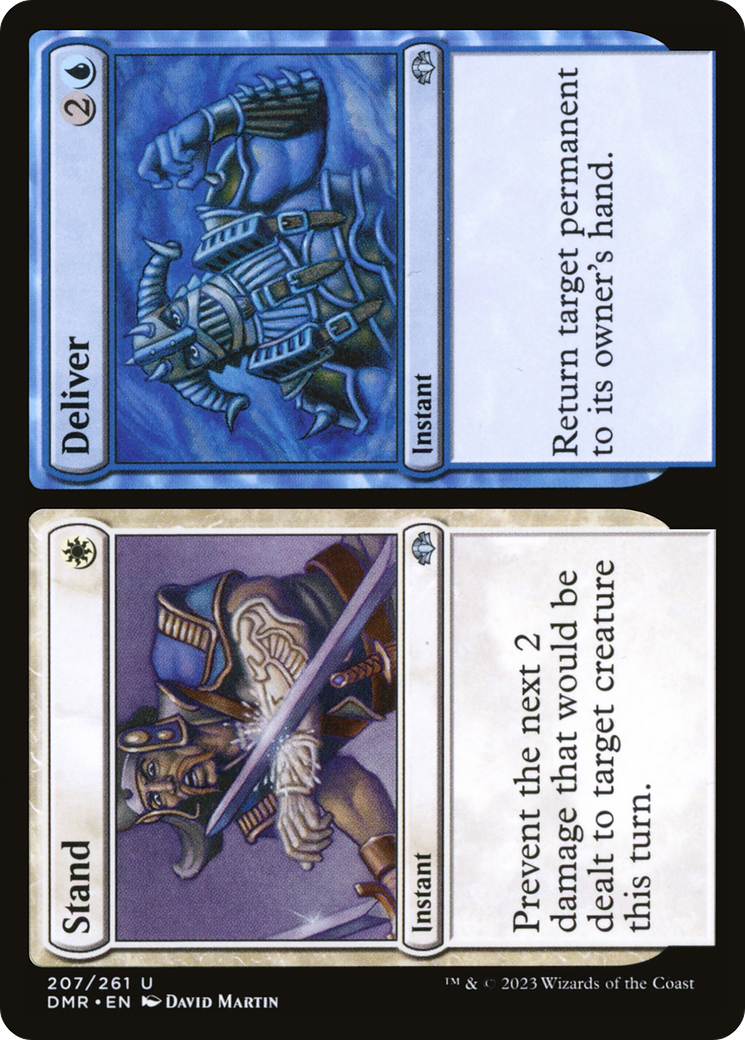 Stand // Deliver (207) [Dominaria Remastered]