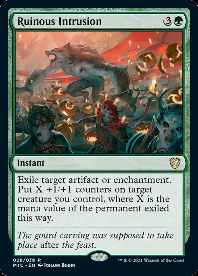 Ruinous Intrusion (28) [Commander: Innistrad: Midnight Hunt]
