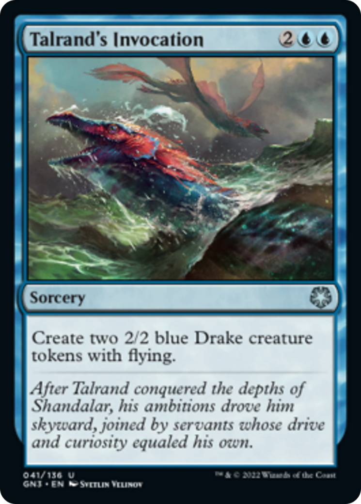 Talrand's Invocation (41) [Magic Game Night: Free-For-All]