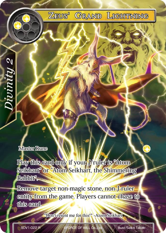Zeus' Grand Lightning (SDV1-022) [Valhalla Cluster Starter Deck]