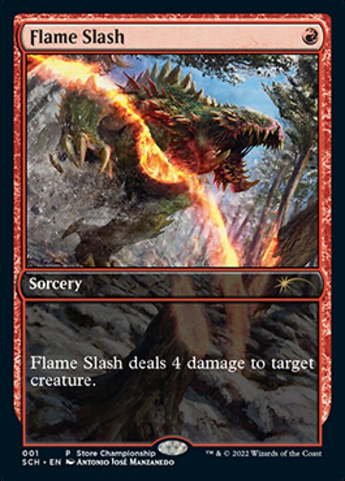 Flame Slash (1) [Game Day & Store Championship Promos]