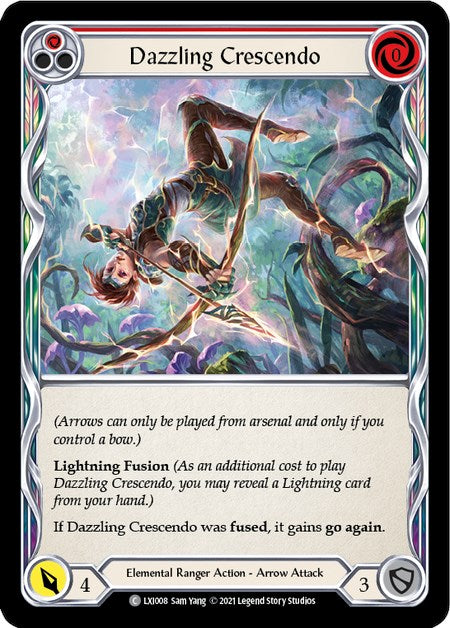 Dazzling Crescendo (Red) (LXI008) [Blitz Deck: Tales of Aria - Lexi]