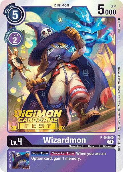 Wizardmon (Digimon Card Game Fest 2022) (P-046 P) [Digimon Promotion Cards]