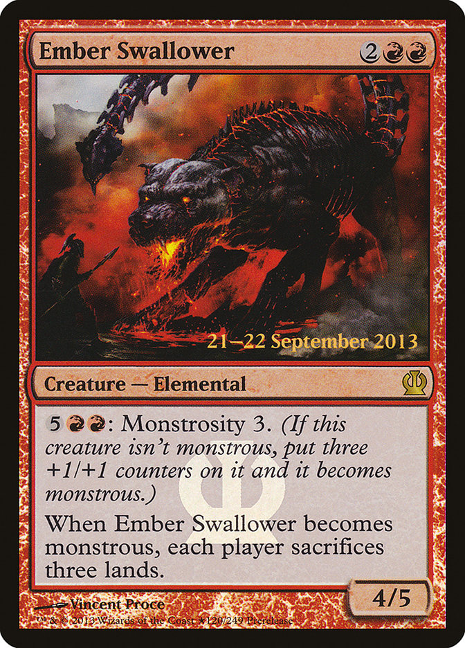 Ember Swallower (120) [Prerelease Cards]