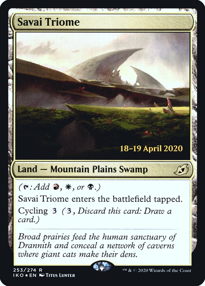 Savai Triome (253) [Prerelease Cards]