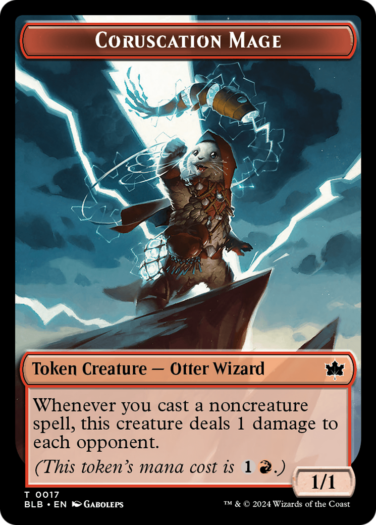 Food // Coruscation Mage Double-Sided Token (27 // 17) [Bloomburrow]
