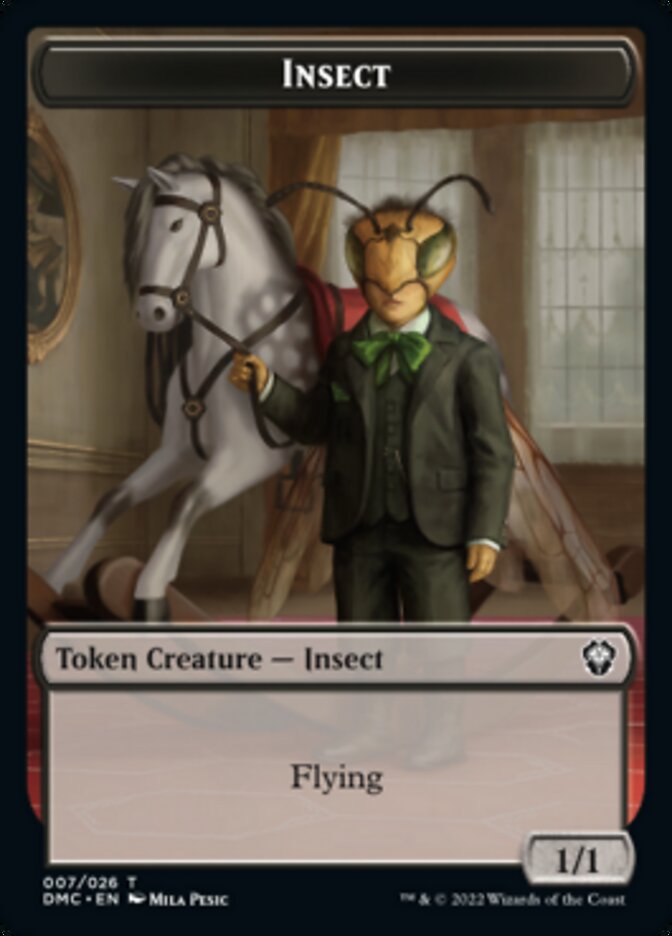 Insect Token (7) [Commander: Dominaria United]