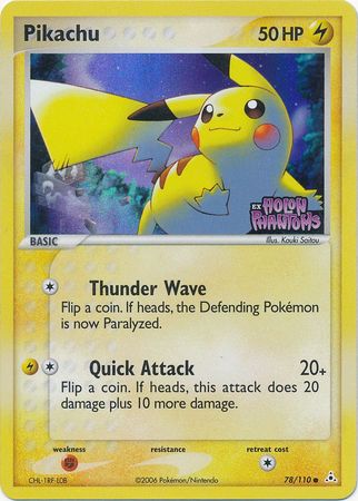Pikachu (78/110) [EX Holon Phantoms]
