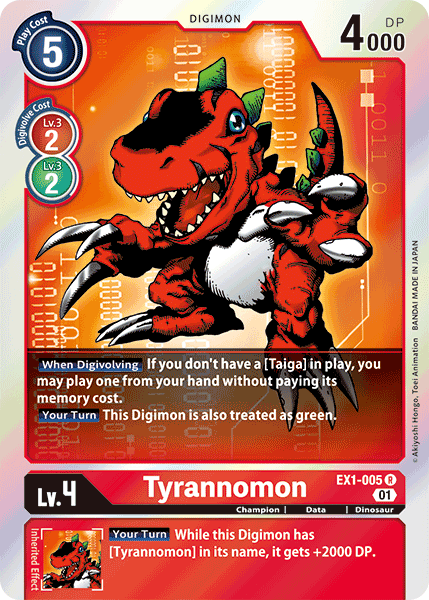 Tyrannomon (EX1-005 R) [Classic Collection]