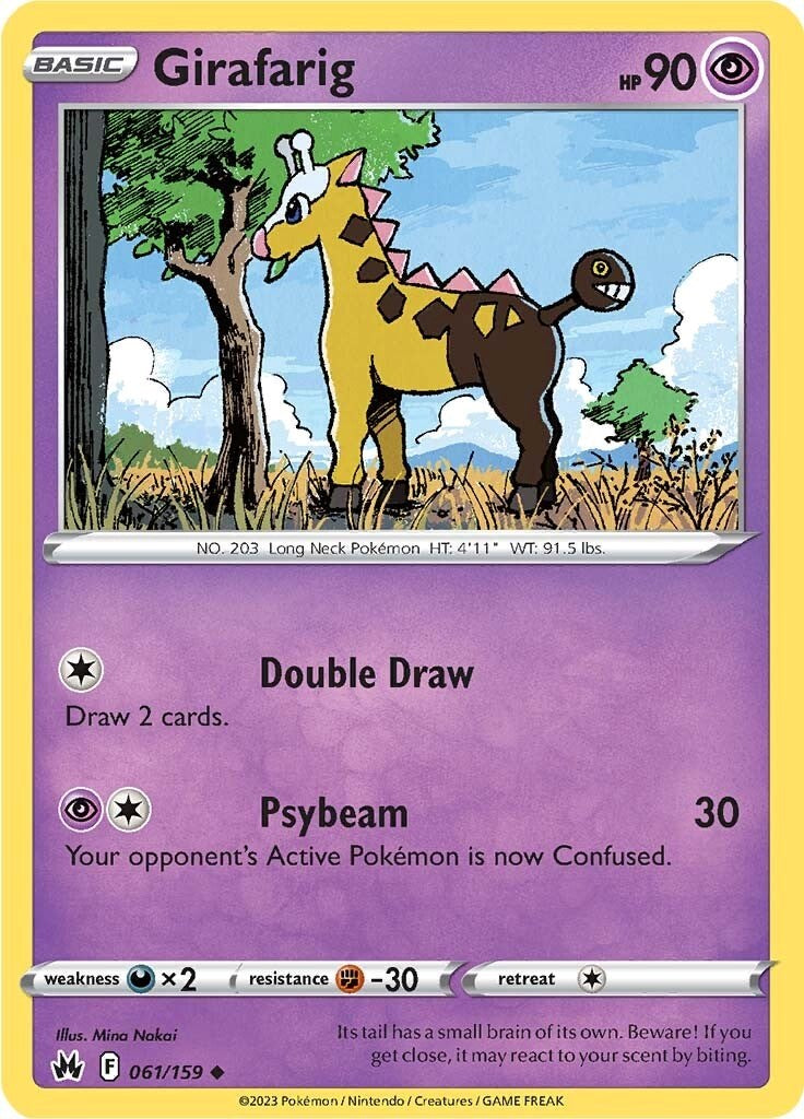 Girafarig (061/159) [SWSH: Crown Zenith]