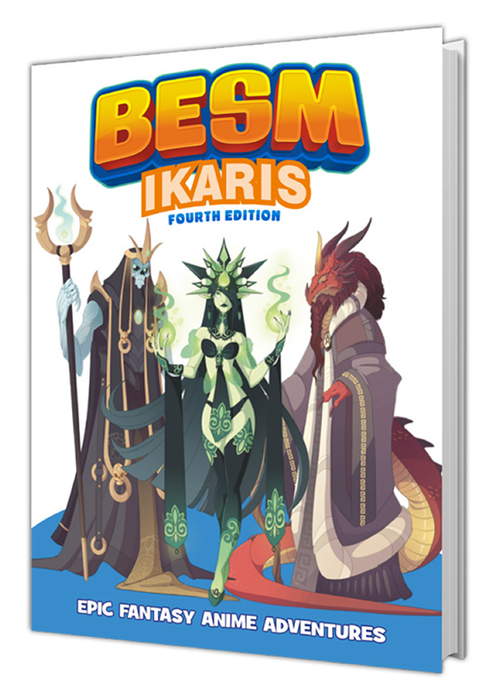 Big Eyes Small Mouth 4th Edition RPG: Ikaris - Epic Fantasy Anime Adventures